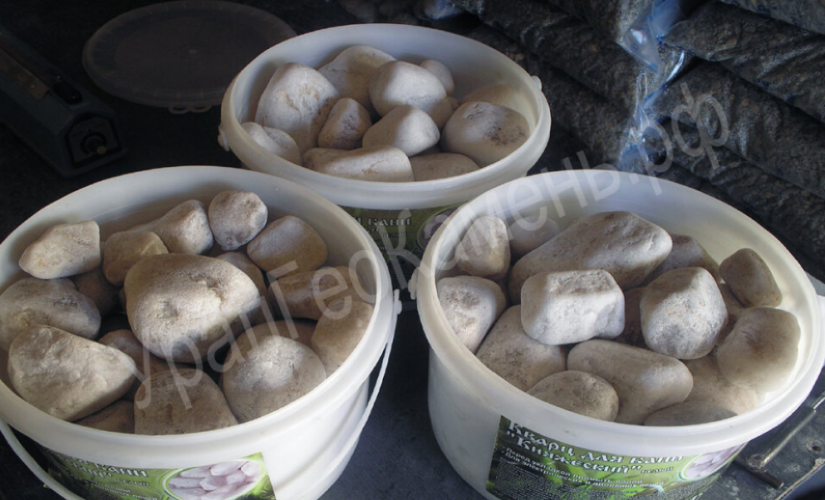 Камни для бани Кварц окатанный 15кг в Нижнем Тагиле