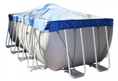 Тент для прямоугольного бассейна Intex/Bestway с надувной подушкой &quot;Фиеста&quot;