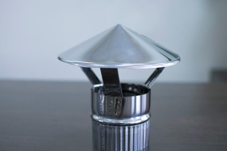 Зонт-дымник на трубу d-65 мм.(нерж) в Нижнем Тагиле