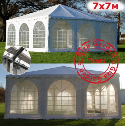 Шатер Пагода Giza Garden 7 x 7 м белый в Нижнем Тагиле