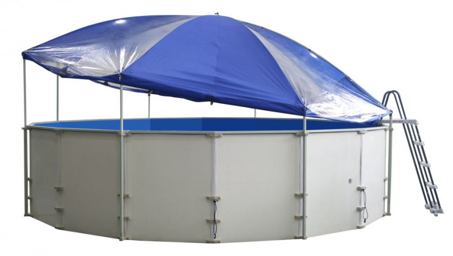 Подъемный тент-навес для бассейна "Фиеста" в Нижнем Тагиле