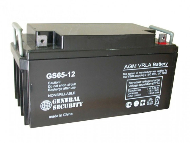 Аккумулятор General Security GS 65-12 (12 В, 65 Ач) в Нижнем Тагиле