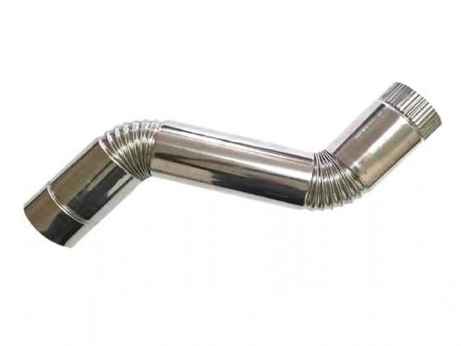 Сегмент трубы S-образный d-65 мм.(нерж.)Инвент в Нижнем Тагиле