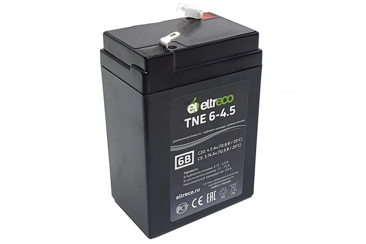 Тяговый аккумулятор Eltreco TNE6-4.5 (6V4.5A/H C20) в Нижнем Тагиле