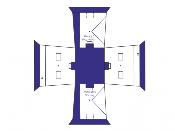 Зимняя палатка Polar Bird 2T Long компакт в Нижнем Тагиле
