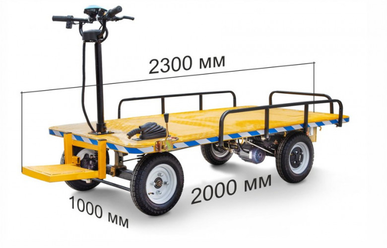 Грузовая электрическая тележка RuTrike СКЛАД 2000 П в Нижнем Тагиле