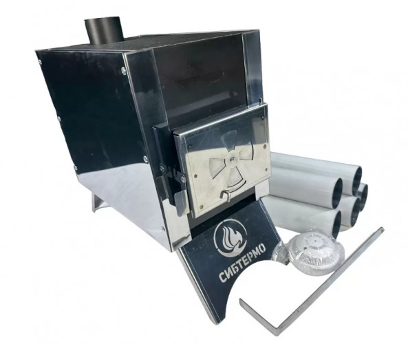 Печь дровяная Сибирка малая из нержавейки в Нижнем Тагиле