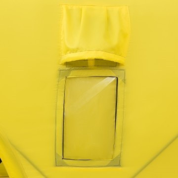 Палатка для рыбалки Helios Куб 1,8х1,8 желтый/серый в Нижнем Тагиле