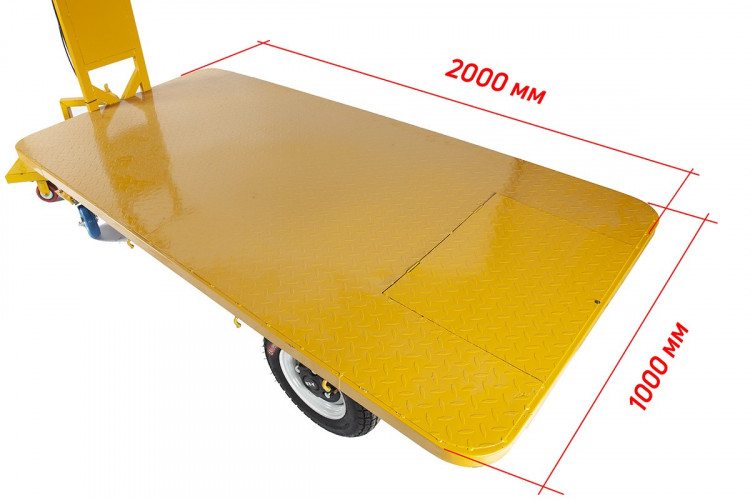 Грузовая электрическая тележка RuTrike Плита 2000 в Нижнем Тагиле