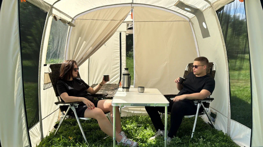 Шатер - Мобильная баня-палатка Морж Shelter XL в Нижнем Тагиле