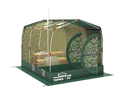 Зимняя палатка Терма-32 в Нижнем Тагиле