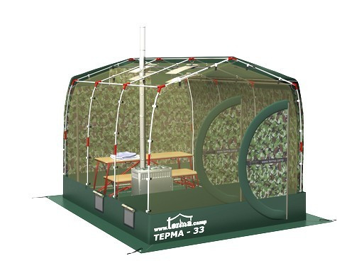 Зимняя палатка Терма-33 в Нижнем Тагиле