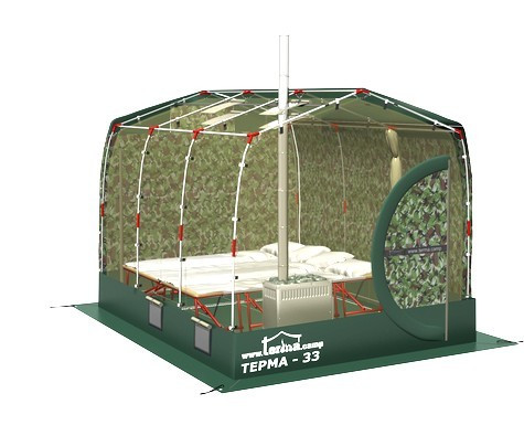 Зимняя палатка Терма-33 в Нижнем Тагиле