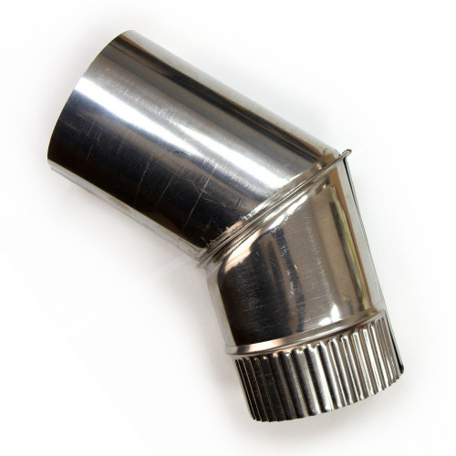 Колено дымохода d90, угол 45° в Нижнем Тагиле