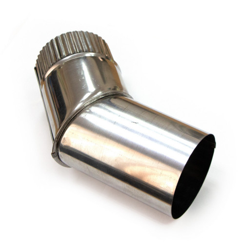 Колено дымохода d90, угол 45° в Нижнем Тагиле