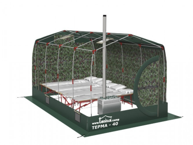 Зимняя палатка Терма-44 в Нижнем Тагиле