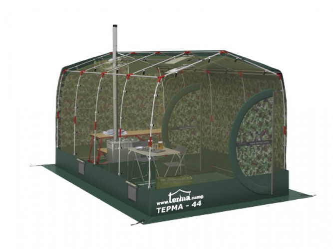 Зимняя палатка Терма-44 в Нижнем Тагиле