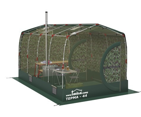 Зимняя палатка Терма-44 в Нижнем Тагиле