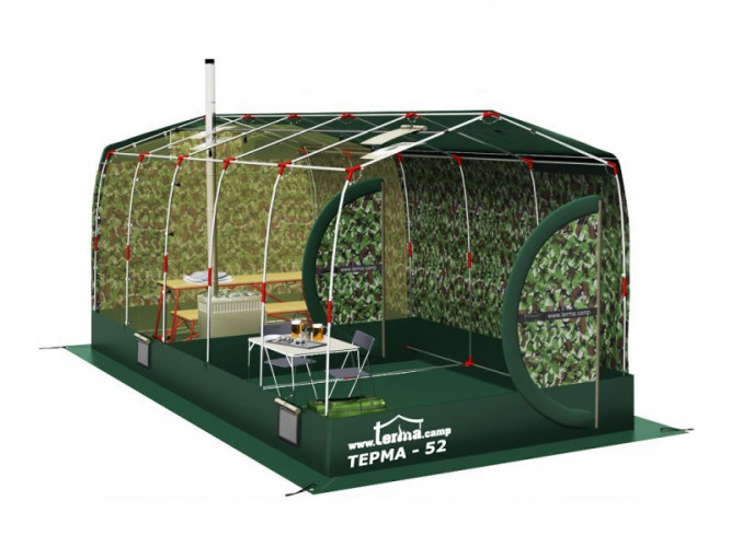 Зимняя палатка Терма-52 в Нижнем Тагиле