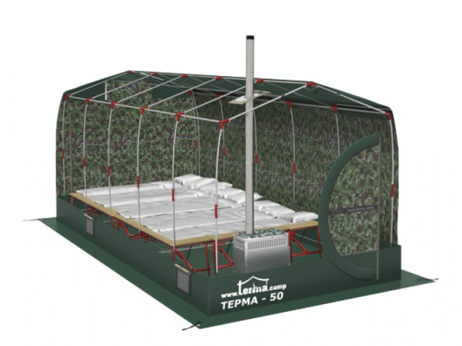 Зимняя палатка Терма-52 в Нижнем Тагиле