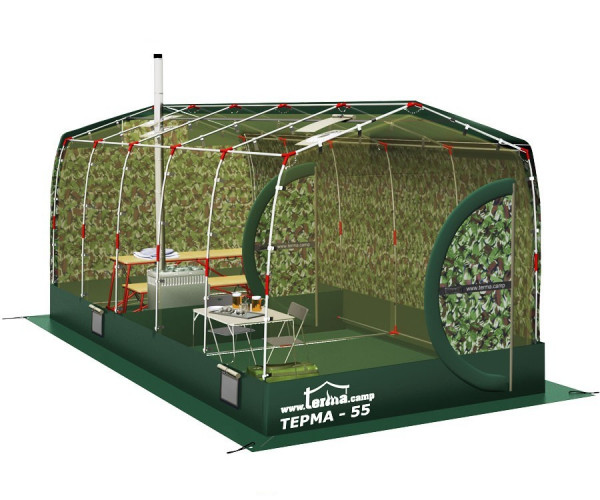 Зимняя палатка Терма-55 в Нижнем Тагиле