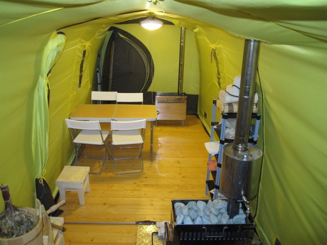 Зимняя палатка Терма-55 в Нижнем Тагиле