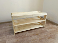 Полка для обуви деревянная