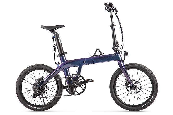 Электровелосипед складной Carbon 20" Sporto в Нижнем Тагиле