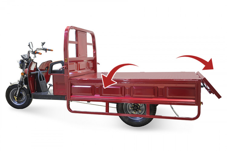 Грузовой электрический трицикл Rutrike D4 1800 60V1500W в Нижнем Тагиле